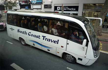 South Coast Travel Toyota Coaster Caetano CS700